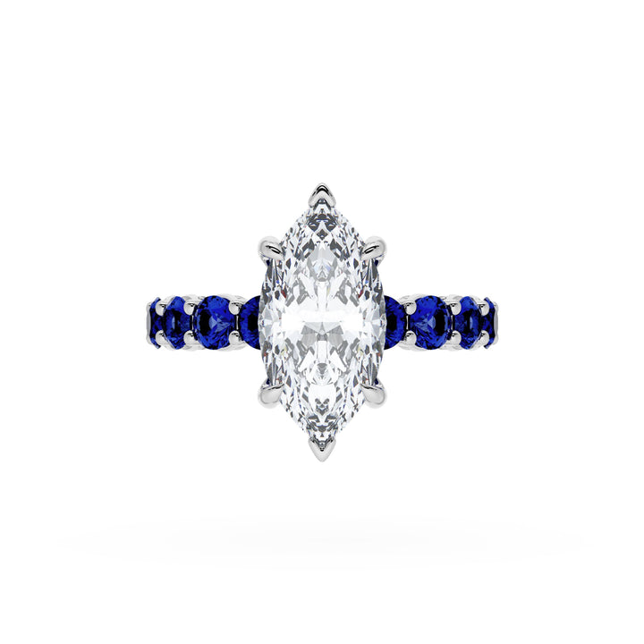 Marquise Solitaire Engagement Ring