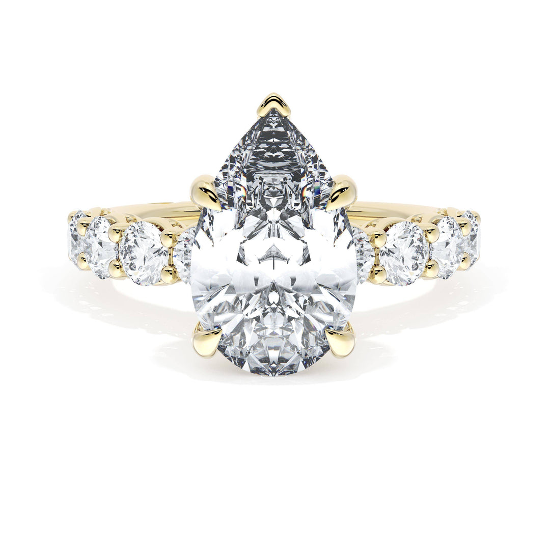 Pear Solitaire Engagement Ring
