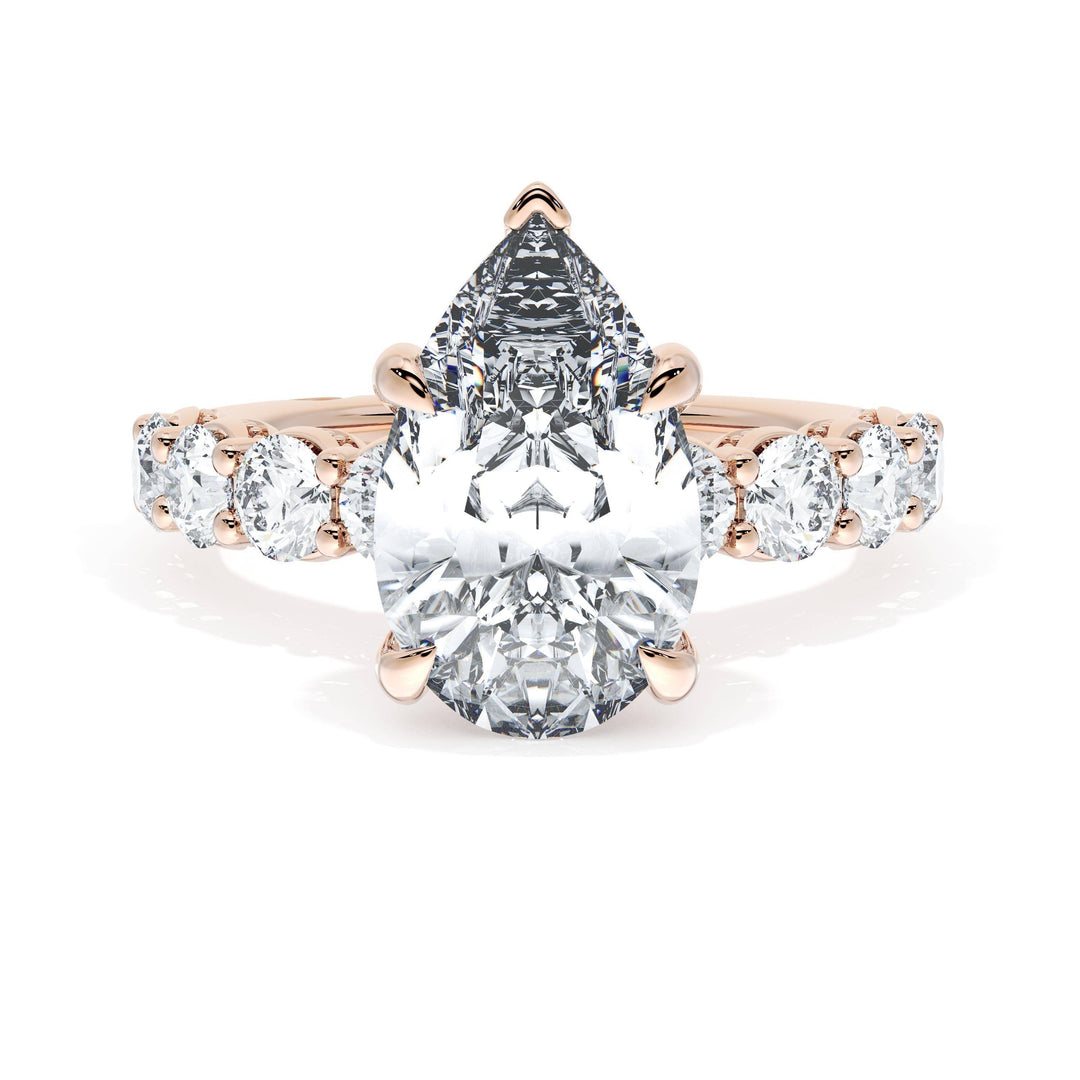 Pear Solitaire Engagement Ring