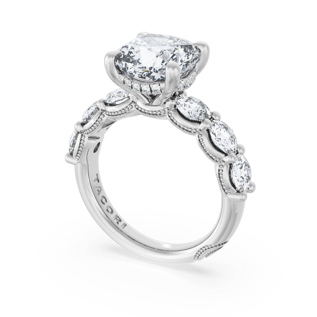 Cushion Solitaire Engagement Ring