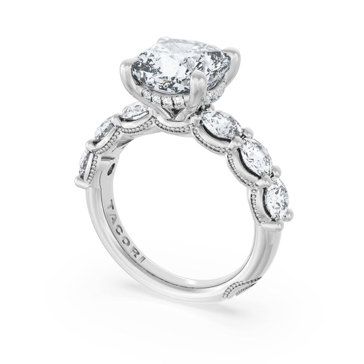 Cushion Solitaire Engagement Ring