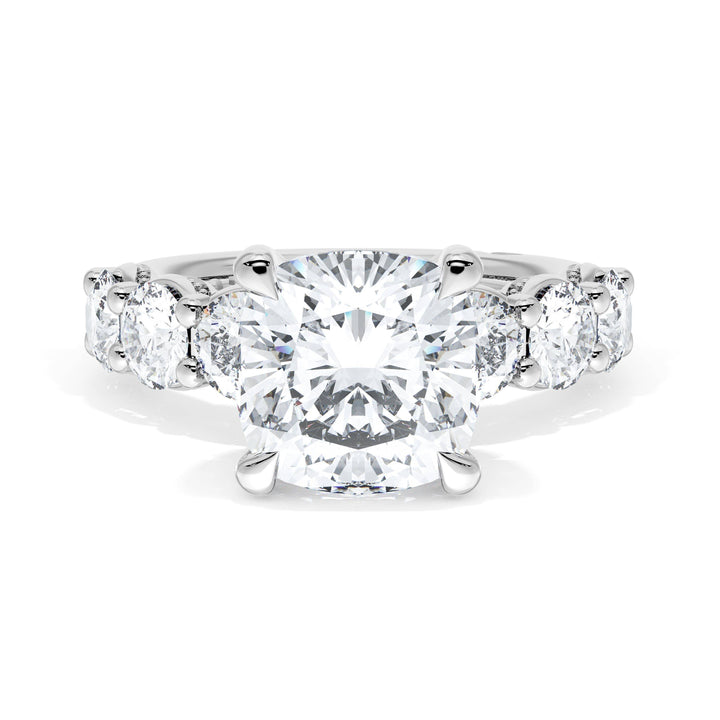 Cushion Solitaire Engagement Ring