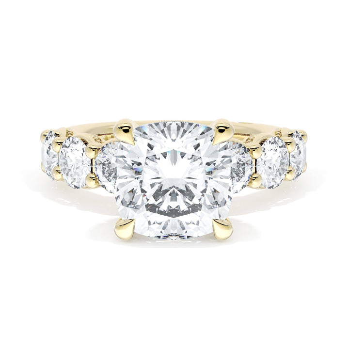 Cushion Solitaire Engagement Ring