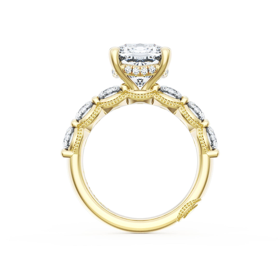 Cushion Solitaire Engagement Ring