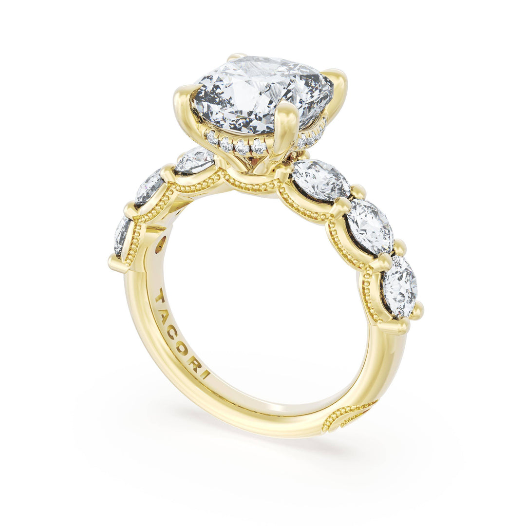 Cushion Solitaire Engagement Ring