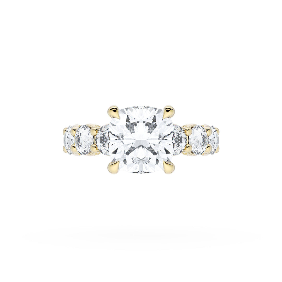 Cushion Solitaire Engagement Ring