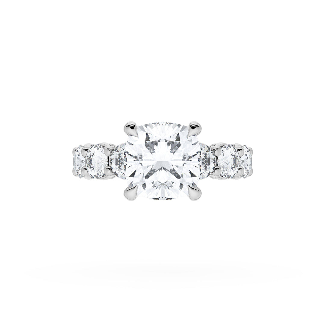 Cushion Solitaire Engagement Ring