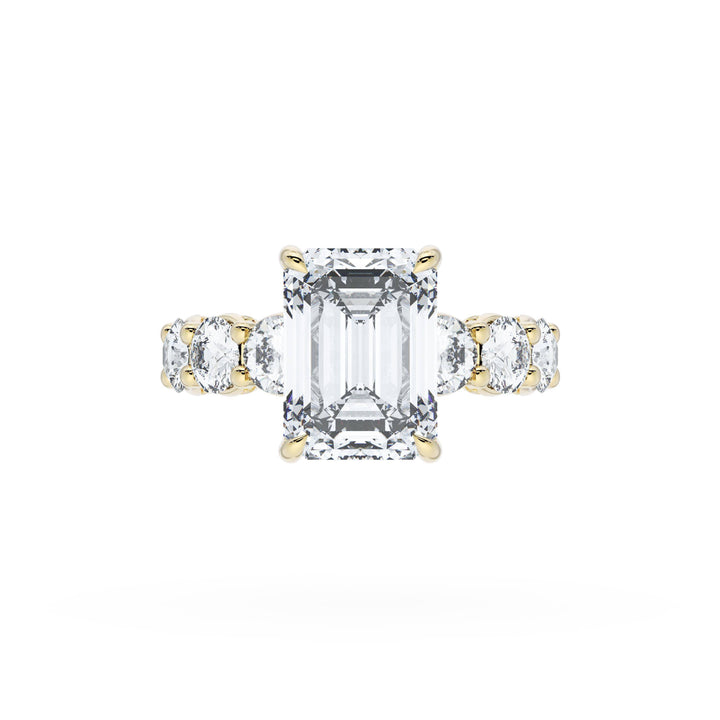 Emerald Solitaire Engagement Ring