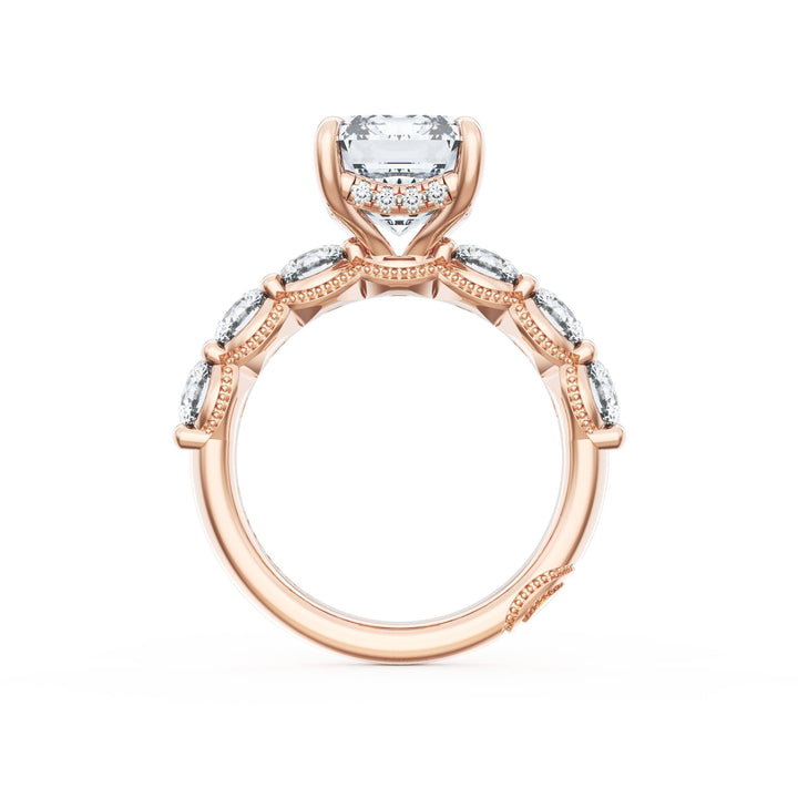 Emerald Solitaire Engagement Ring