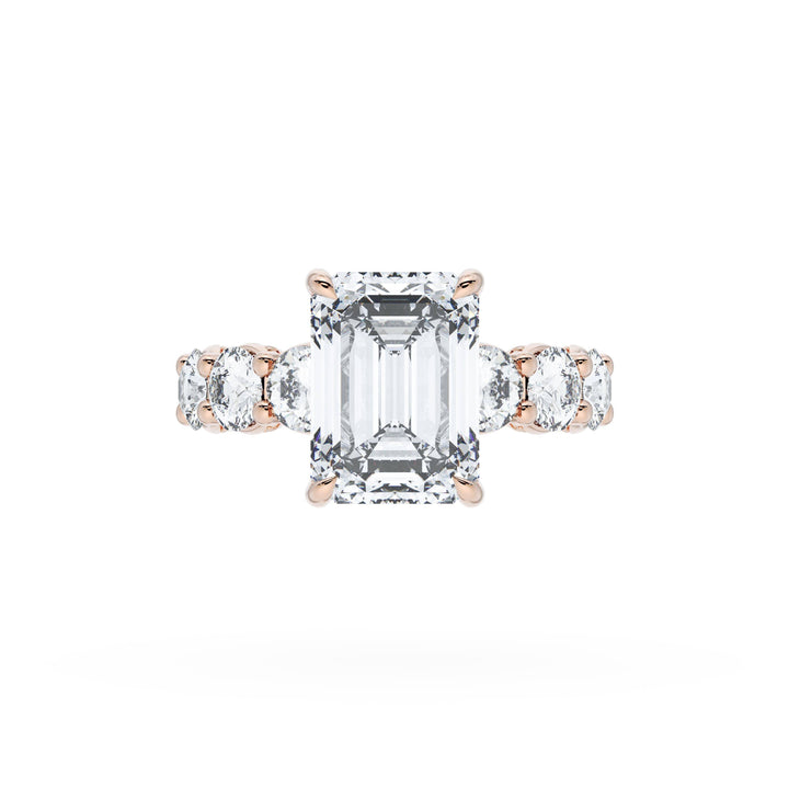 Emerald Solitaire Engagement Ring