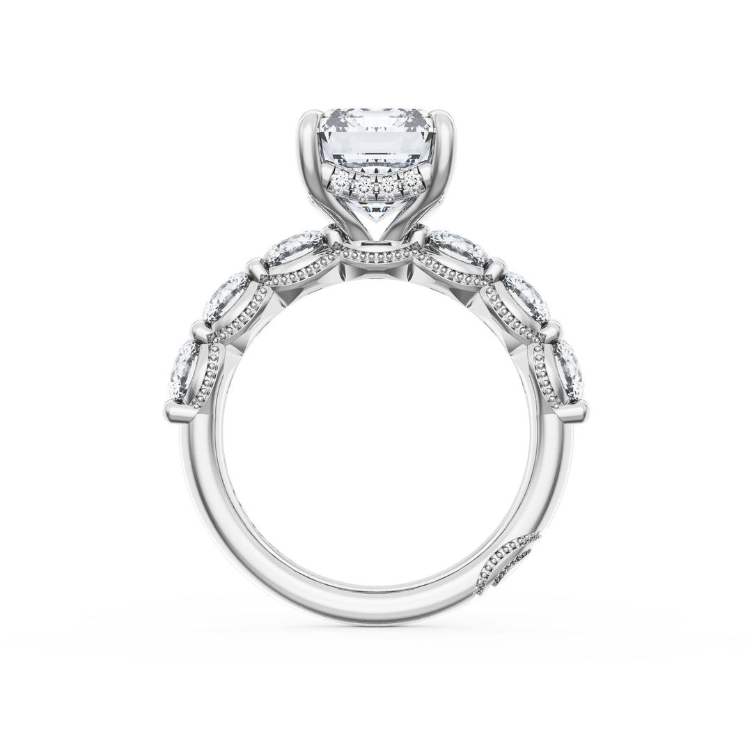 Emerald Solitaire Engagement Ring