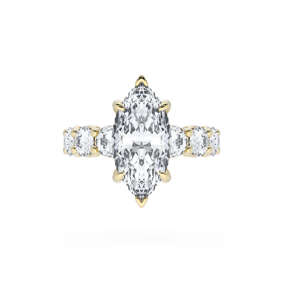 Marquise Solitaire Engagement Ring