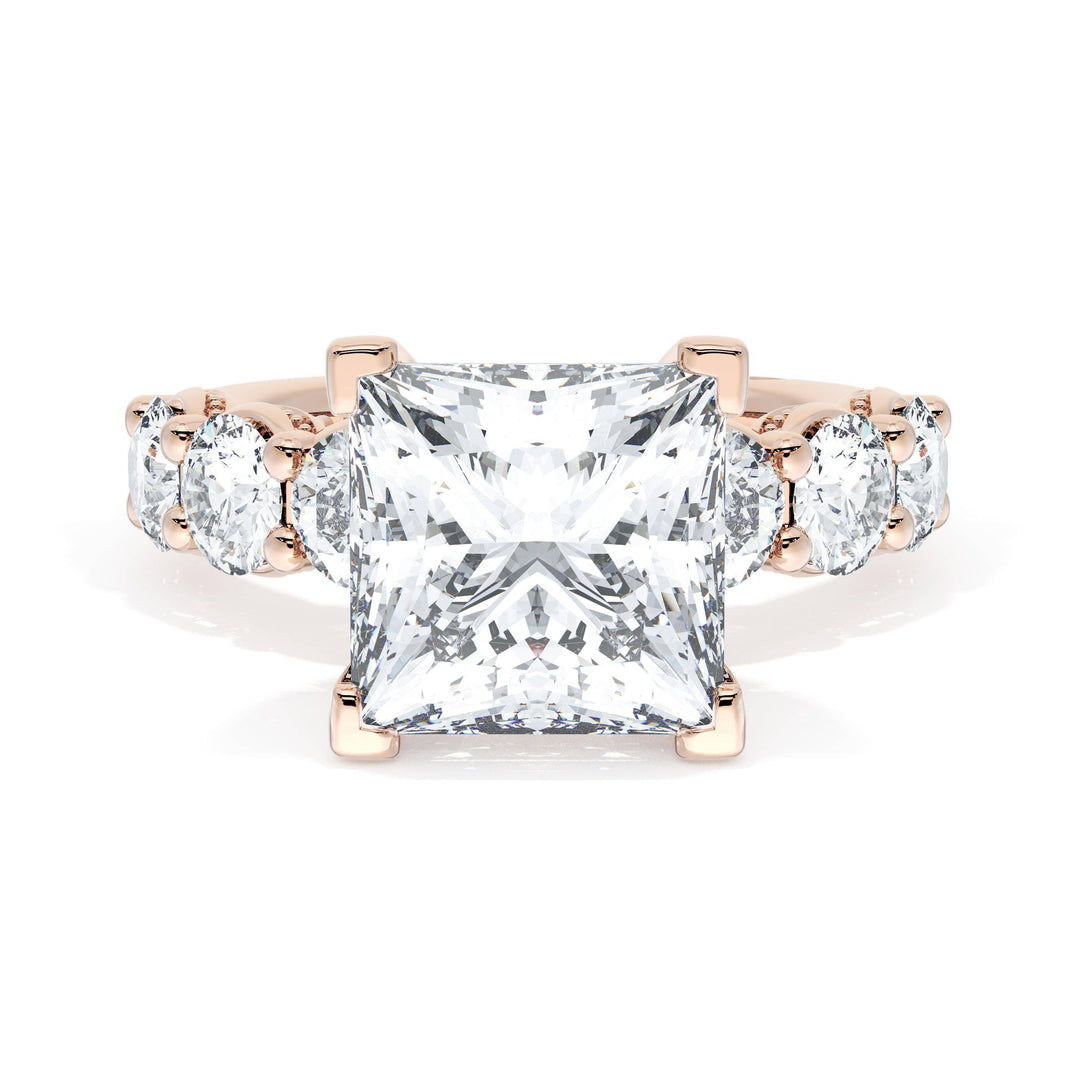 Princess Solitaire Engagement Ring