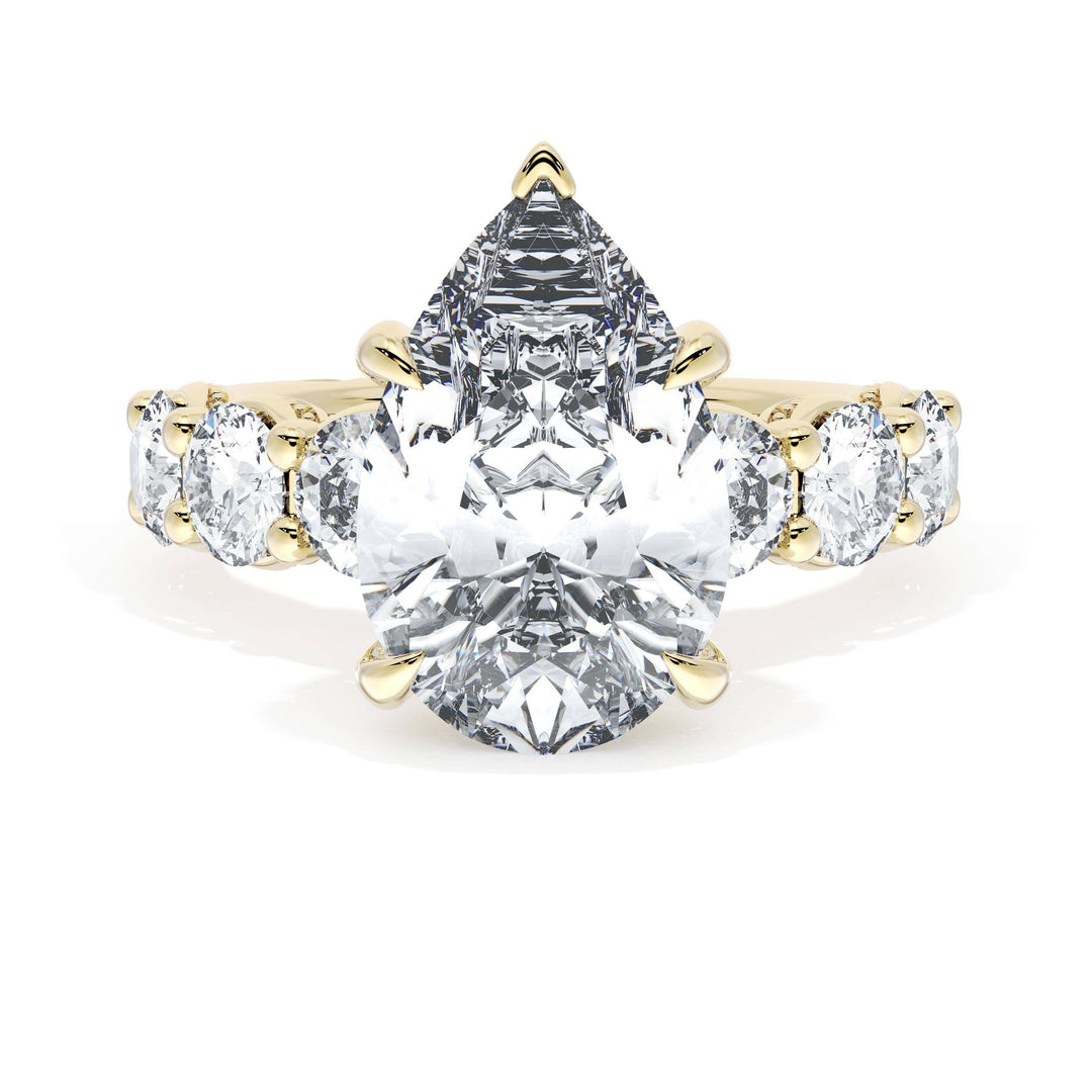 Pear Solitaire Engagement Ring