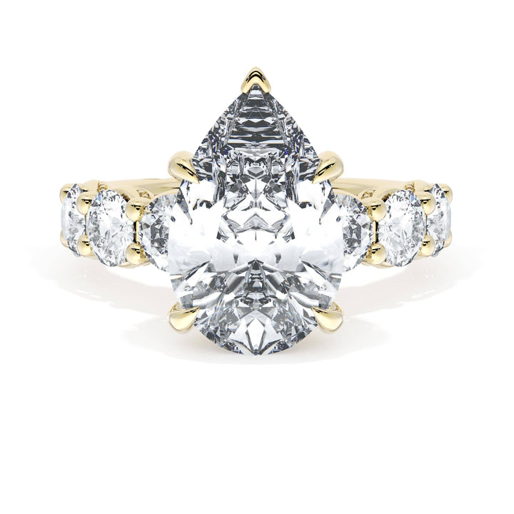 Pear Solitaire Engagement Ring