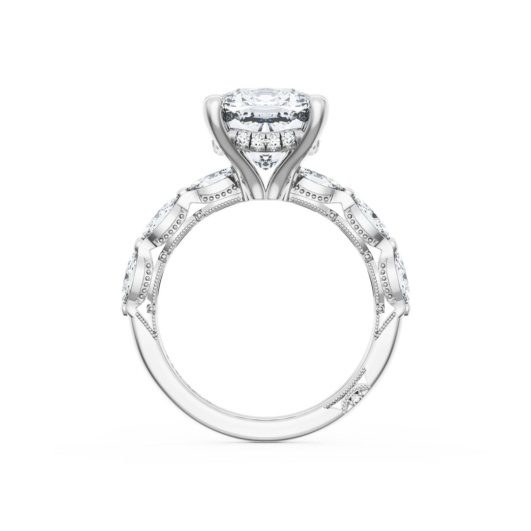Cushion Solitaire Engagement Ring