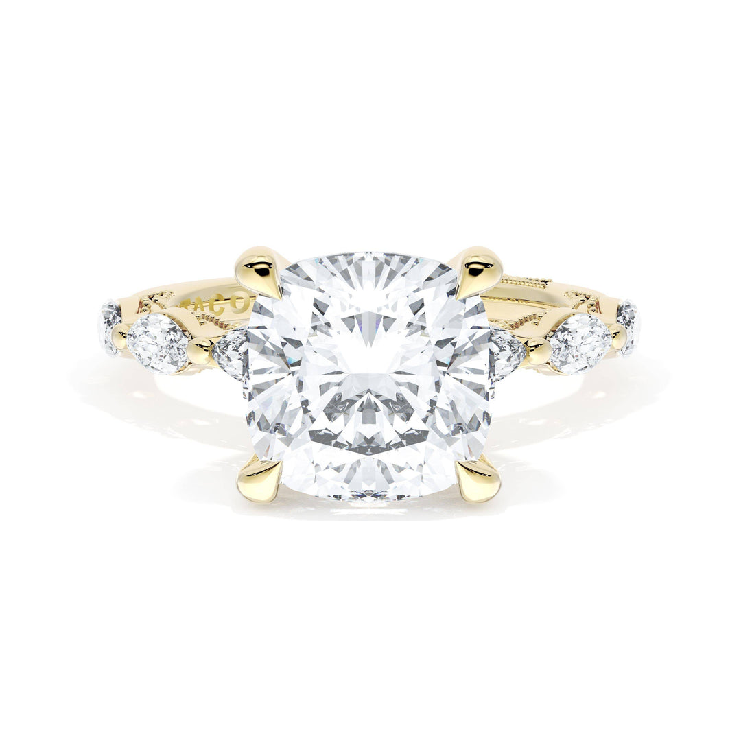 Cushion Solitaire Engagement Ring