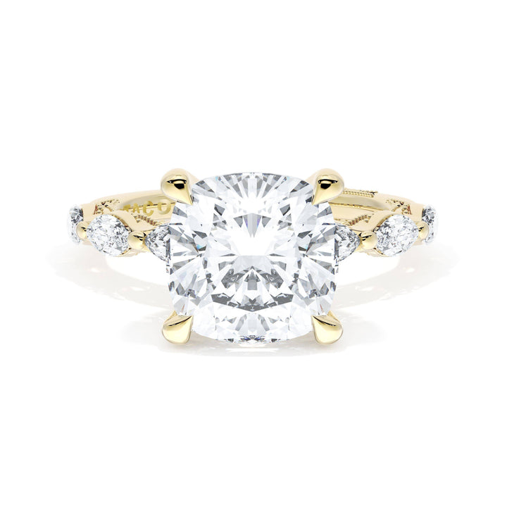 Cushion Solitaire Engagement Ring
