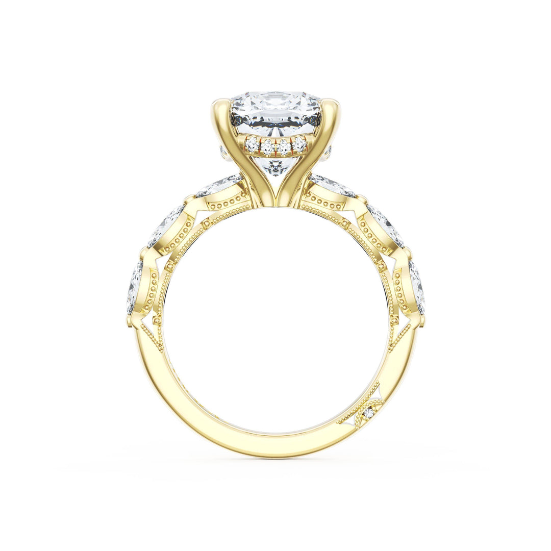 Cushion Solitaire Engagement Ring