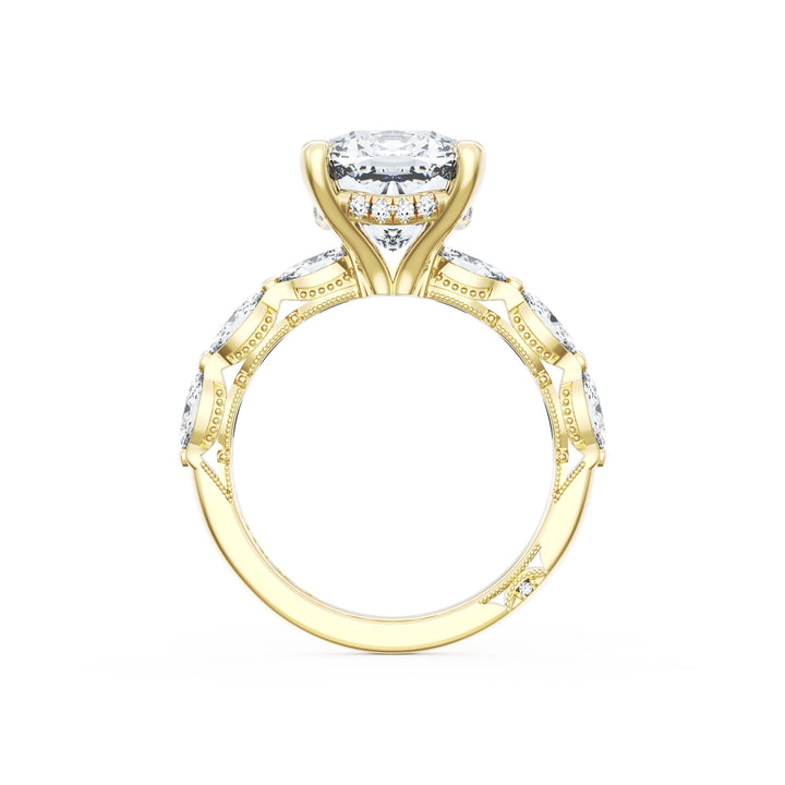 Cushion Solitaire Engagement Ring