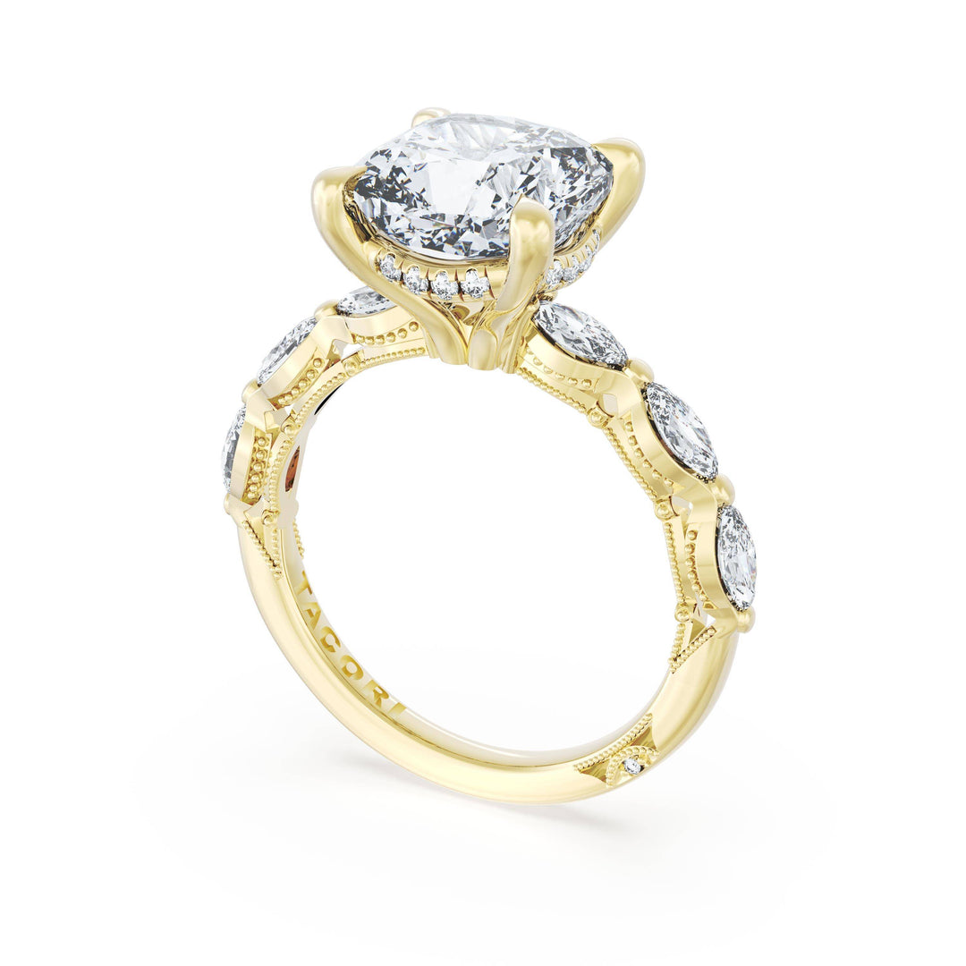 Cushion Solitaire Engagement Ring