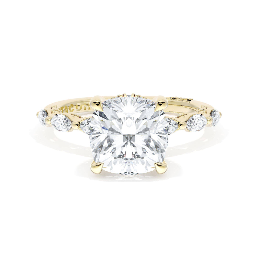 Cushion Solitaire Engagement Ring