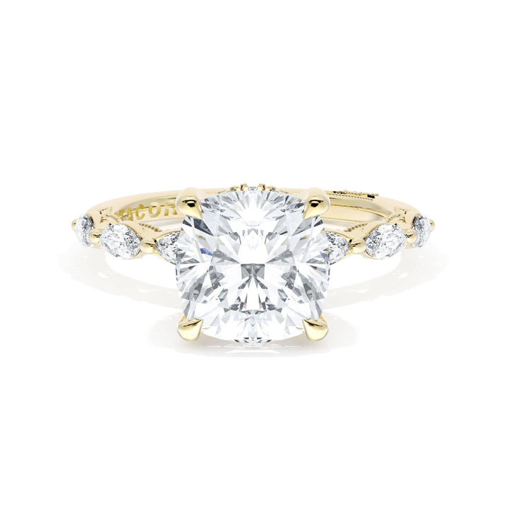 Cushion Solitaire Engagement Ring