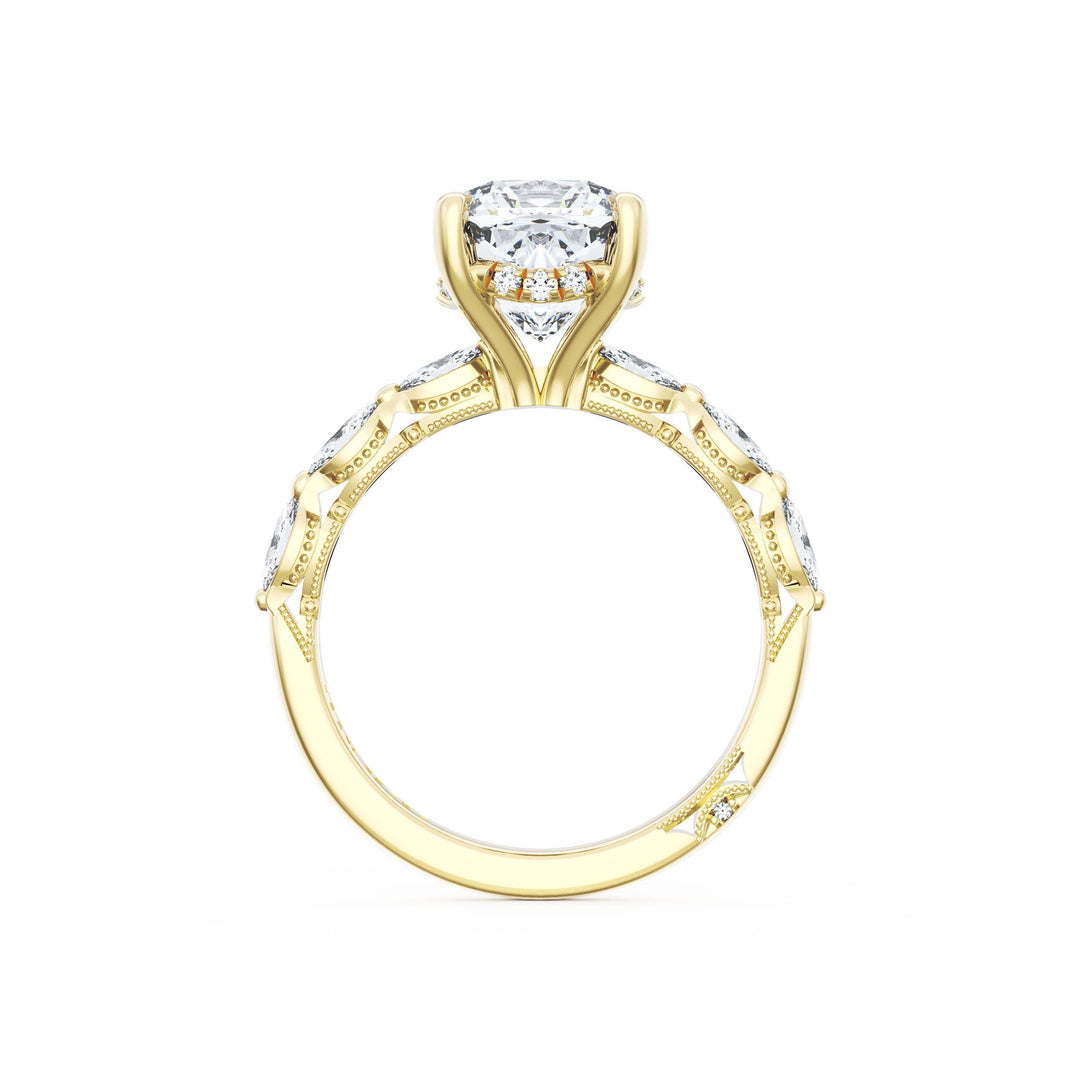 Cushion Solitaire Engagement Ring