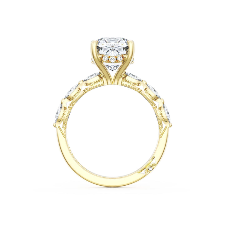 Cushion Solitaire Engagement Ring