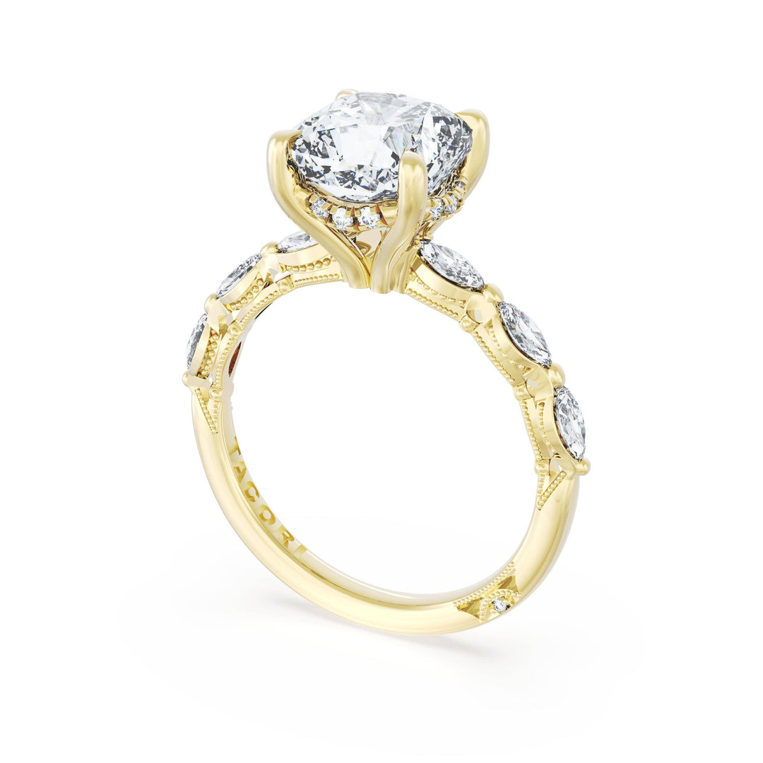 Cushion Solitaire Engagement Ring