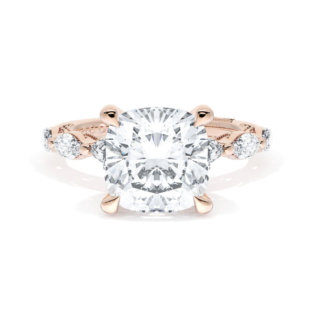 Cushion Solitaire Engagement Ring