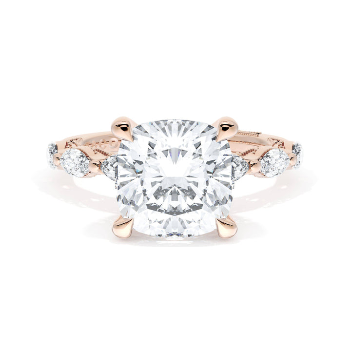 Cushion Solitaire Engagement Ring