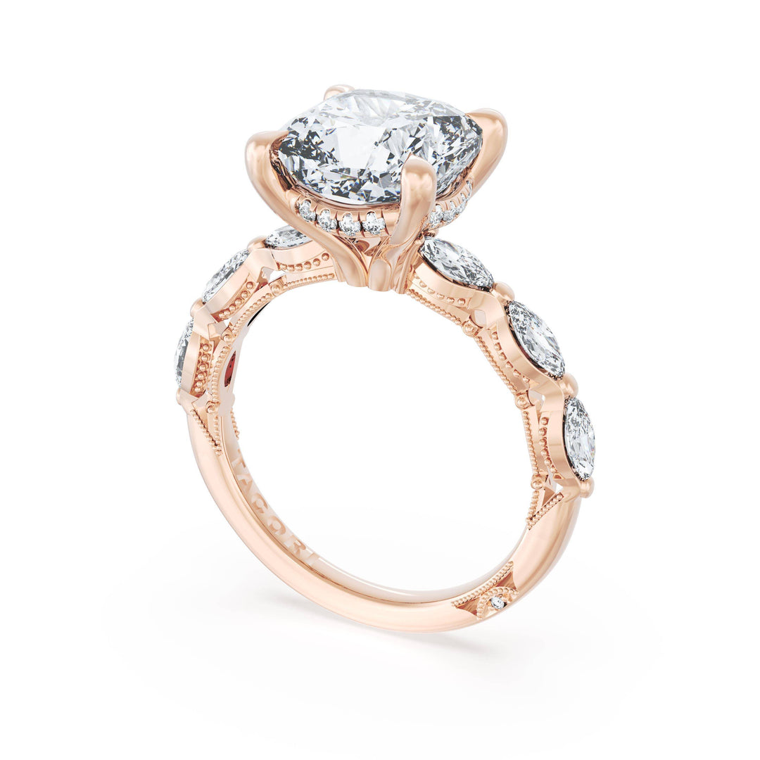 Cushion Solitaire Engagement Ring