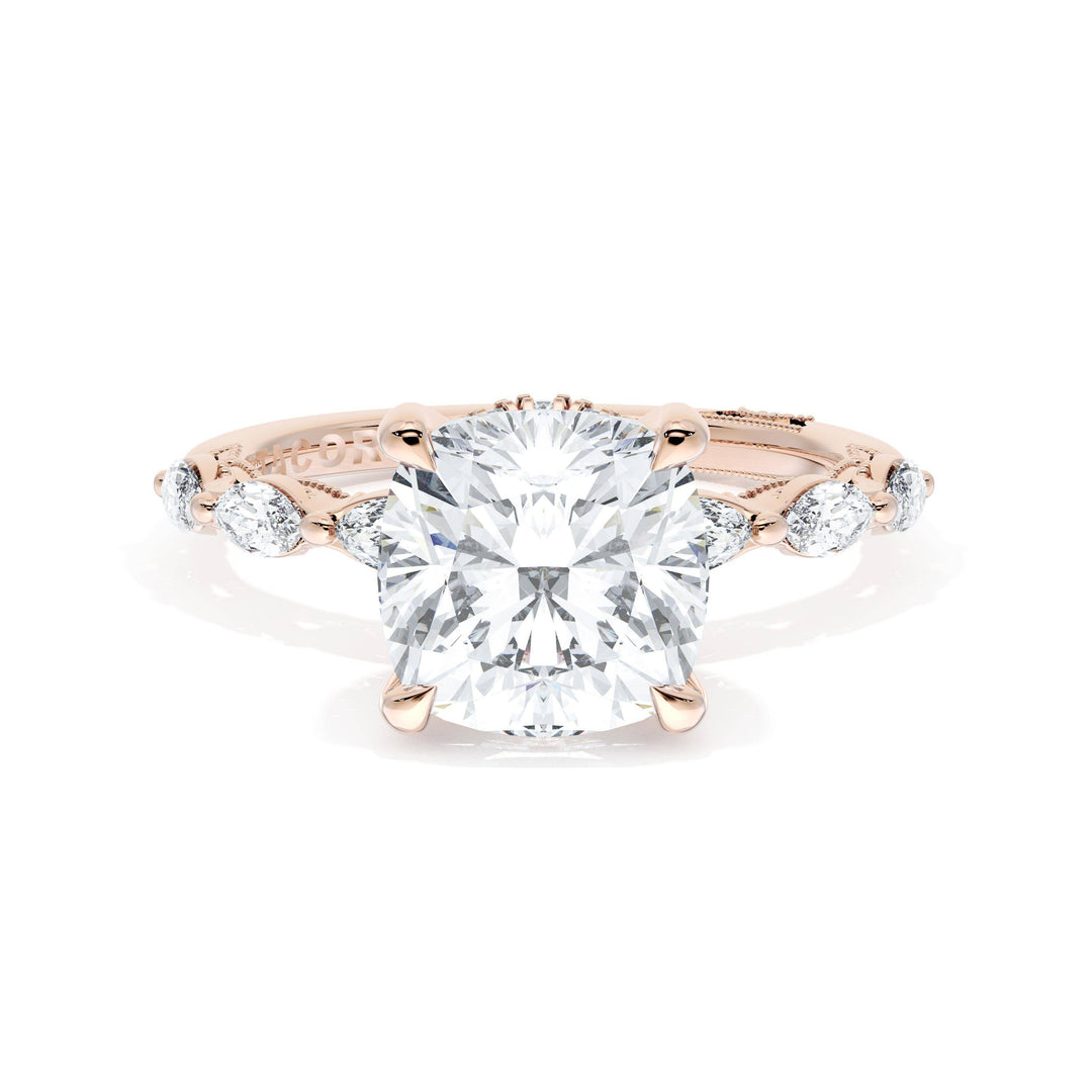 Cushion Solitaire Engagement Ring