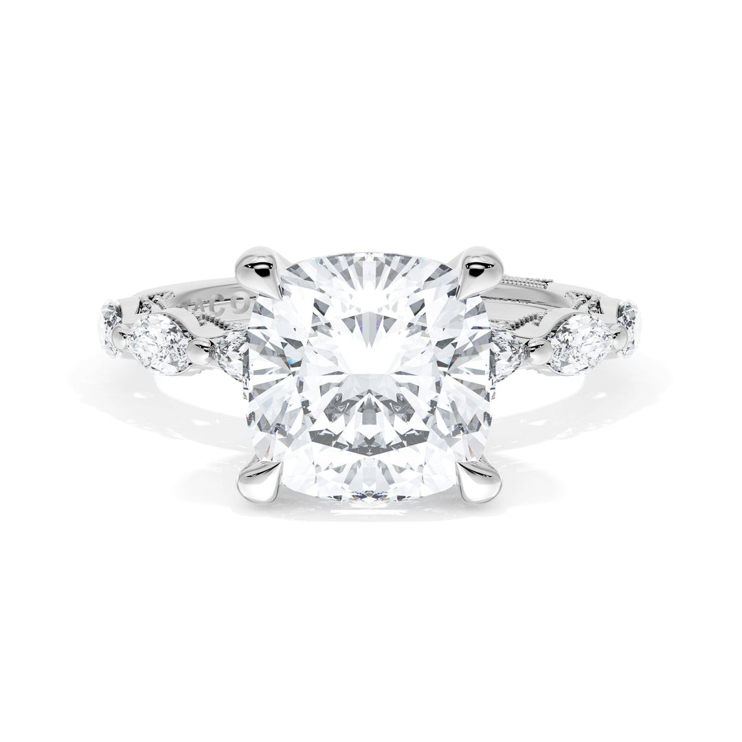 Cushion Solitaire Engagement Ring