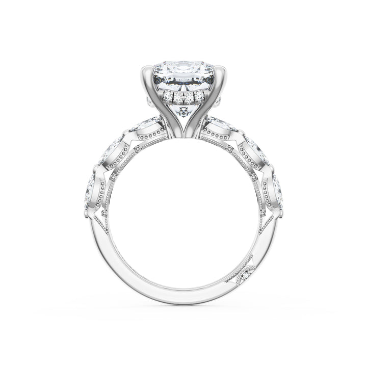 Cushion Solitaire Engagement Ring