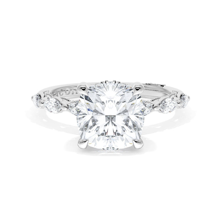 Cushion Solitaire Engagement Ring