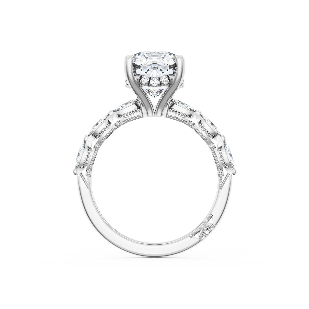 Cushion Solitaire Engagement Ring
