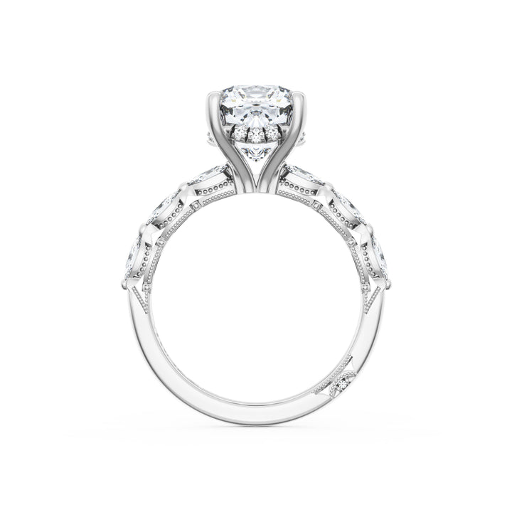 Cushion Solitaire Engagement Ring