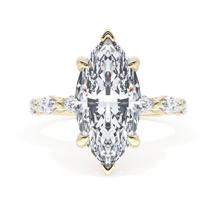 Marquise Solitaire Engagement Ring