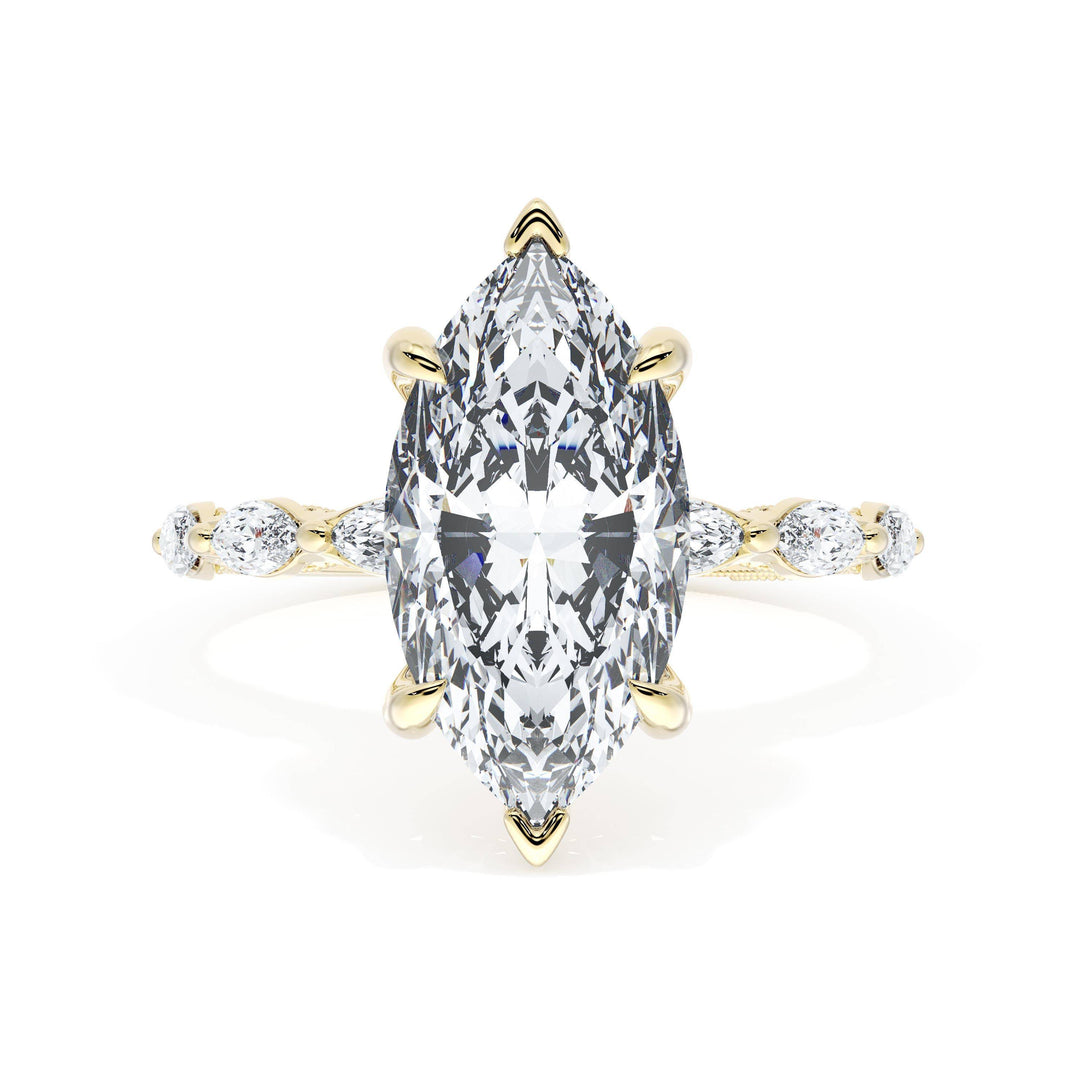 Marquise Solitaire Engagement Ring