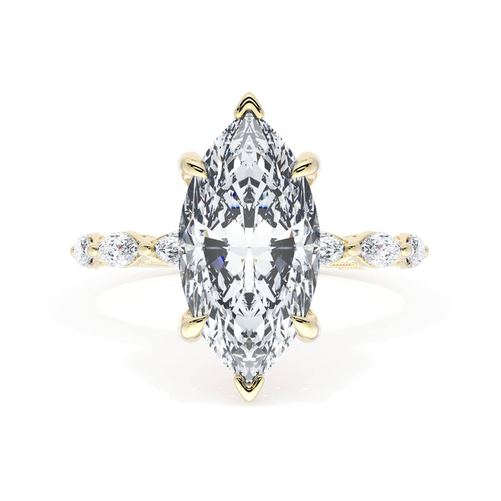 Marquise Solitaire Engagement Ring