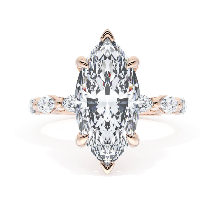 Marquise Solitaire Engagement Ring