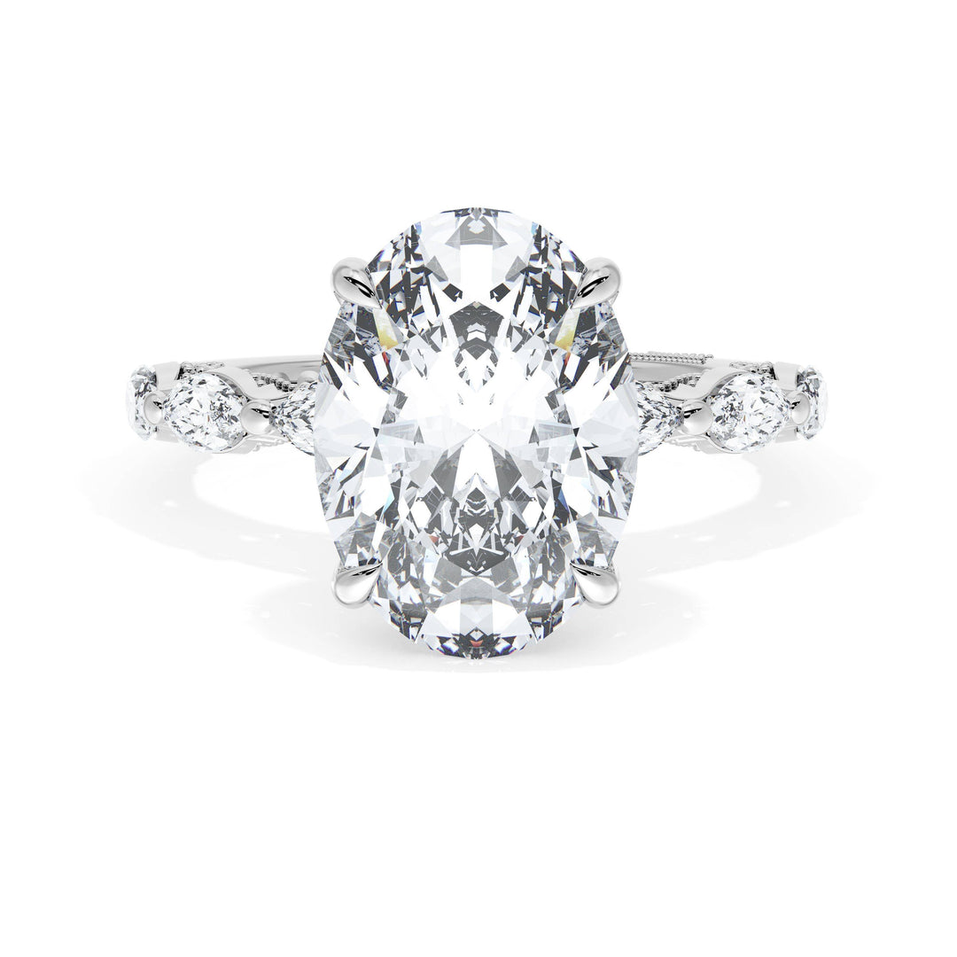 Oval Solitaire Engagement Ring