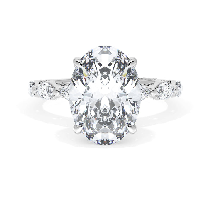 Oval Solitaire Engagement Ring