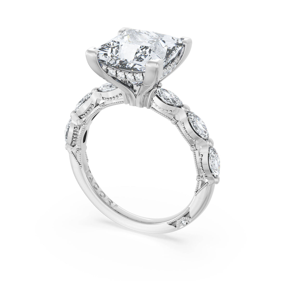 Princess Solitaire Engagement Ring