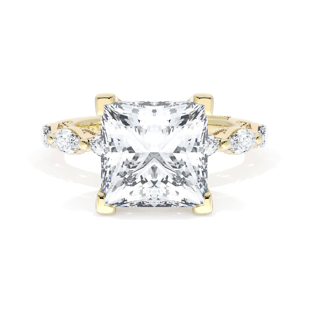 Princess Solitaire Engagement Ring
