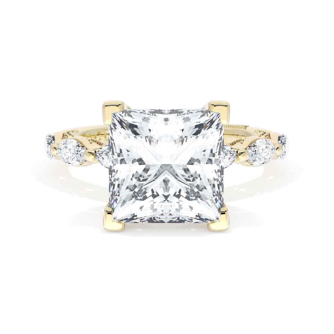 Princess Solitaire Engagement Ring