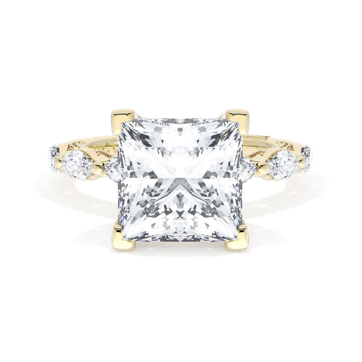 Princess Solitaire Engagement Ring