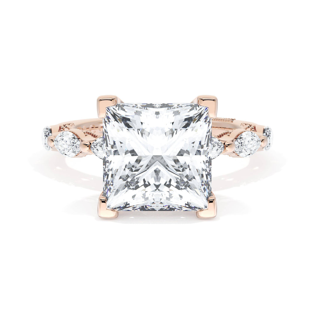 Princess Solitaire Engagement Ring